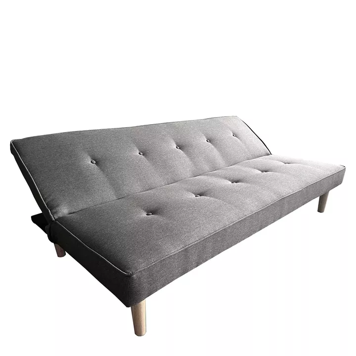 Καναπές Κρεβάτι Τριθέσιος ArteLibre MARILINA Γκρι Ύφασμα 181x86x75cm