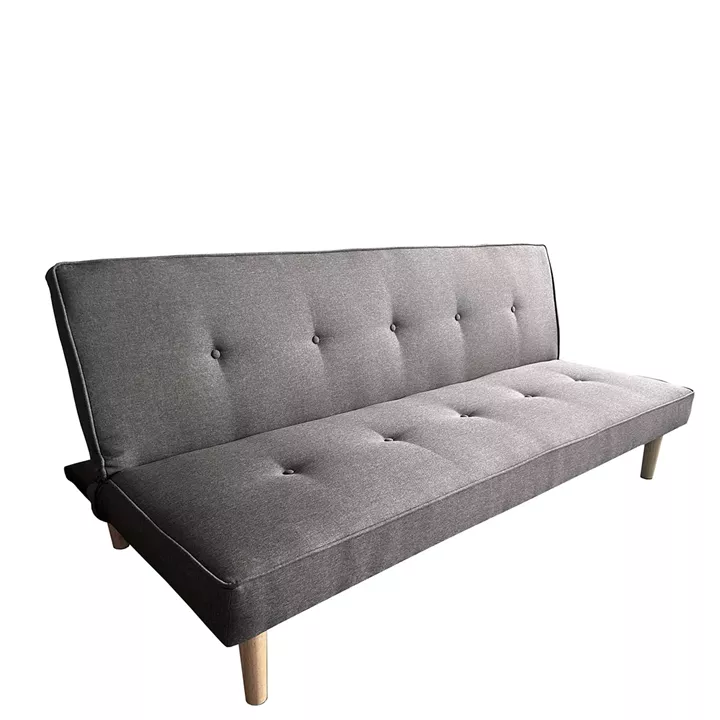 Καναπές Κρεβάτι Τριθέσιος ArteLibre MARILINA Γκρι Ύφασμα 181x86x75cm