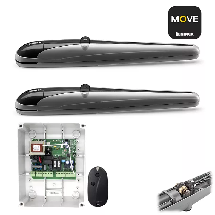 BENINCA BOB 30M | Σετ μοτέρ δίφυλλης ανοιγόμενης με πλακέτα και 1 τηλεχειριστήριο