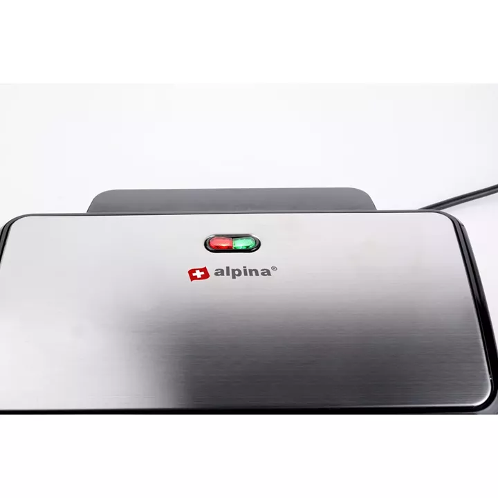 Συσκευή Σάντουιτς XL 900W Ανοξείδωτο Ατσάλι ALPINA