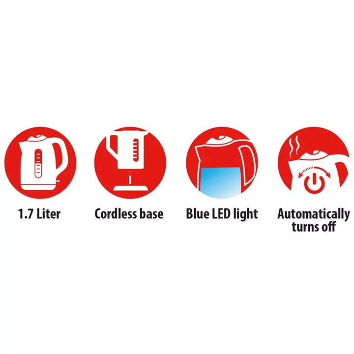 Ηλεκτρικός Βραστήρας 1.7L 2200W ALPINA