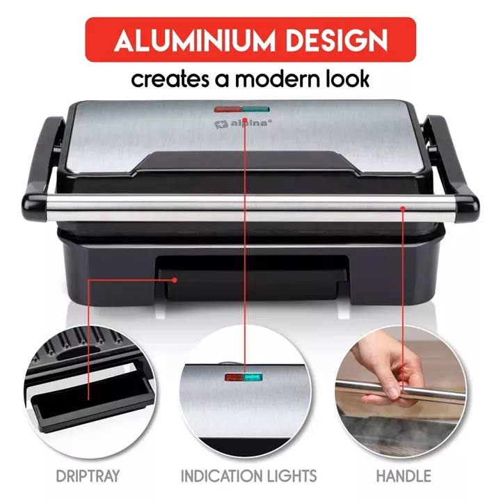 Συσκευή Panini 750W ALPINA