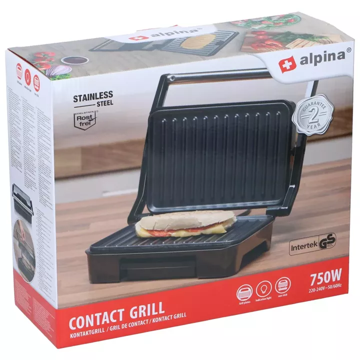 Συσκευή Panini 750W ALPINA