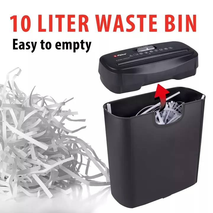 Καταστροφέας Εγγράφων 10L 190W ALPINA