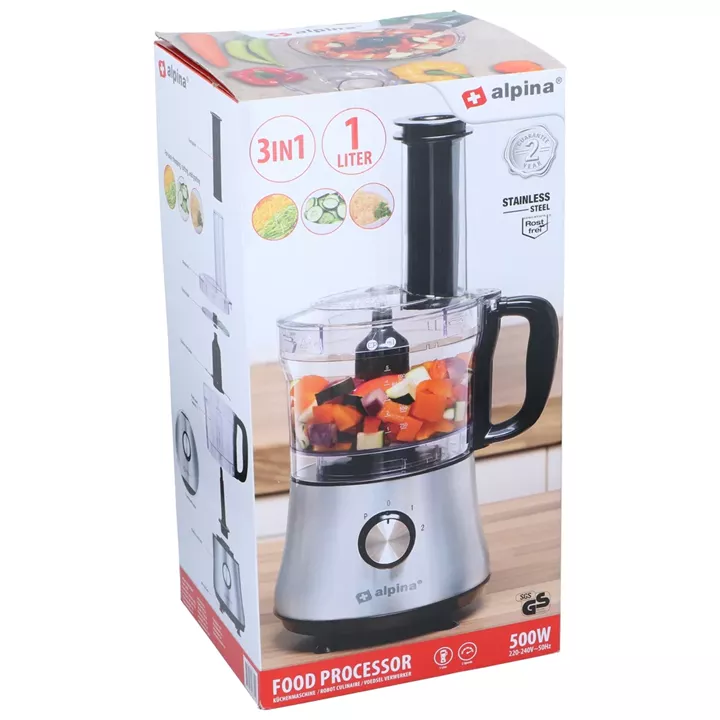 Επεξεργαστής Τροφίμων 1L 500W ALPINA