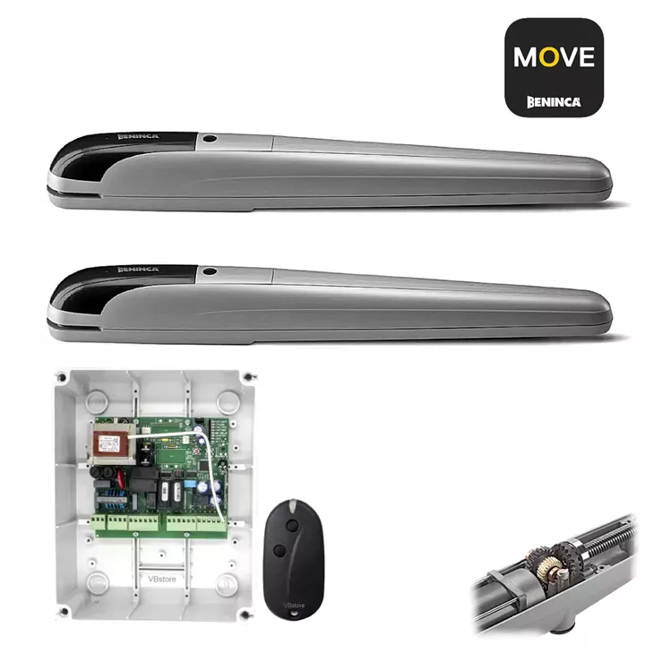 BENINCA BOB 50M | Σετ μοτέρ δίφυλλης ανοιγόμενης γκαραζόπορτας με 1 τηλεχειριστήριο