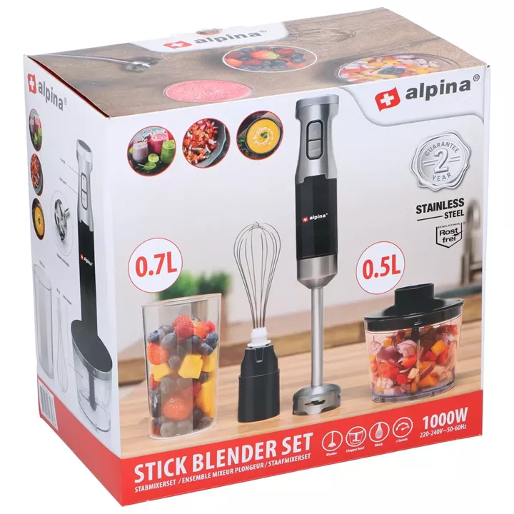 Σετ Ραβδομπλέντερ 230V 1000W Ανοξείδωτο ALPINA