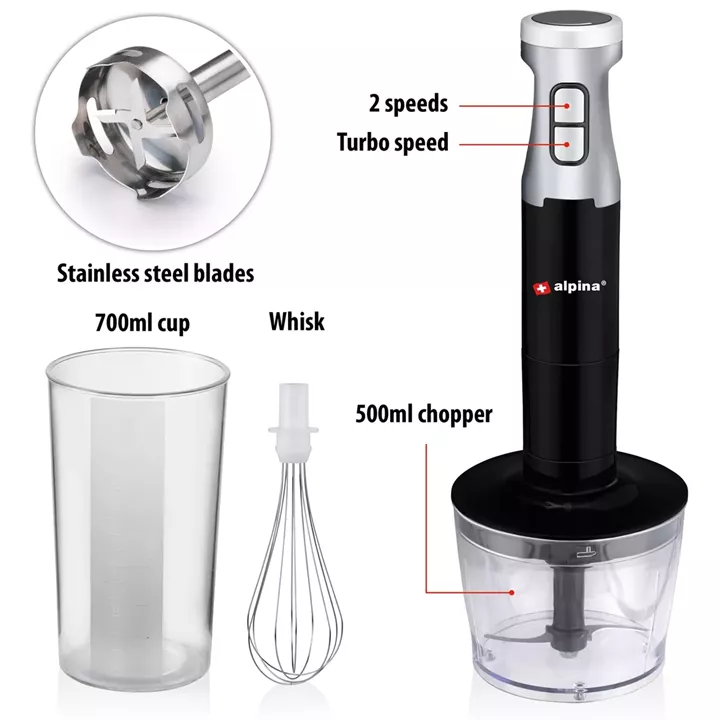 Σετ Ραβδομπλέντερ 230V 1000W Ανοξείδωτο ALPINA