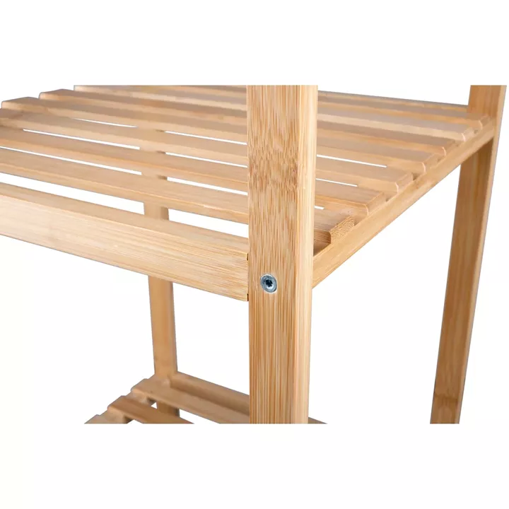 Ράφι Μπάνιου 3 Επιπέδων Μπαμπού