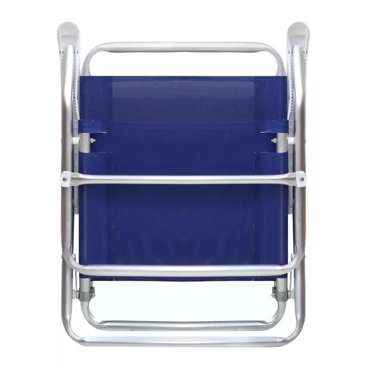 Καρεκλάκι παραλίας Alu Megapap αλουμινίου χρώμα μπλε 54x52x80εκ.