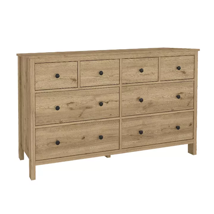 Συρταριέρα - Μπουφές Sabina Megapap χρώμα sepet oak 160x50x96εκ.