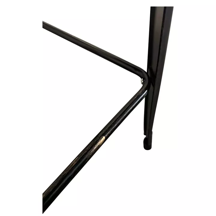 Τραπέζι Bar ArteLibre Βιομηχανικού Τύπου Vintage ARTEKTO Μαύρο Αντικέ Μέταλλο/Ξύλο 60x60x103cm