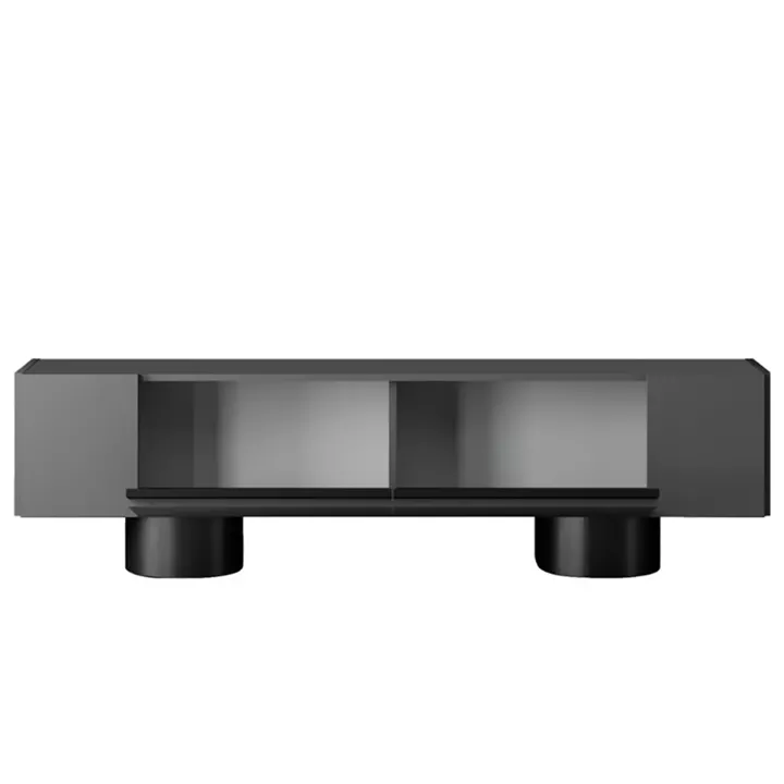 Έπιπλο τηλεόρασης Haven Megapap χρώμα ανθρακί 180x30x50εκ.