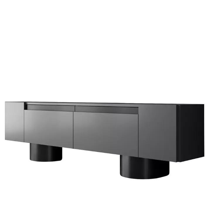 Έπιπλο τηλεόρασης Haven Megapap χρώμα ανθρακί 180x30x50εκ.