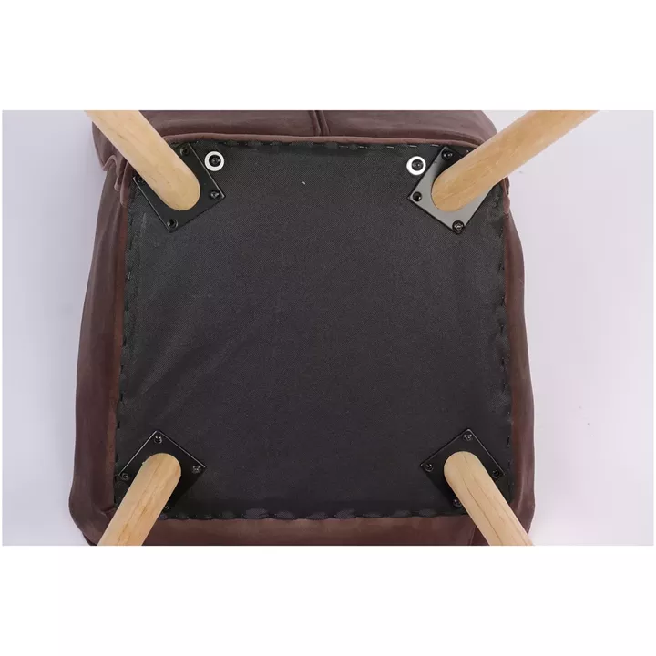 Πολυθρόνα ArteLibre MARION Καφέ Βελούδο/Ξύλο 73x69x96cm