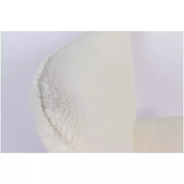 Πολυθρόνα ArteLibre MARION Λευκό Ύφασμα Μπουκλέ/Ξύλο 73x69x96cm