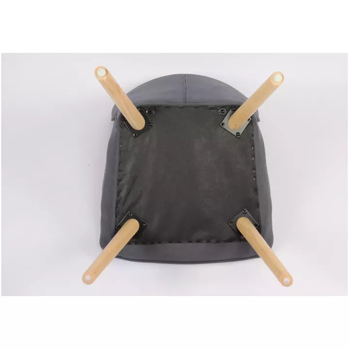 Πολυθρόνα ArteLibre BRIAR Κίτρινο/Μπλε Patchwork Ύφασμα/Ξύλο 73x69x96cm