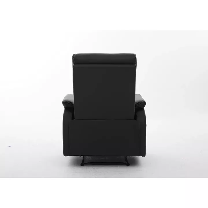 Πολυθρόνα Ανακλινόμενη ArteLibre RIGIL Με Λειτουργία Μασάζ Μαύρο PU 75x87x102cm