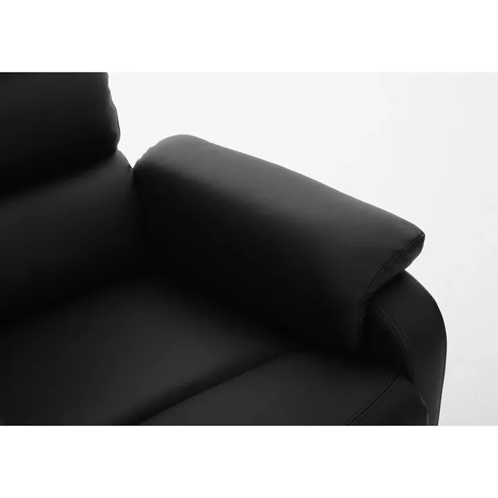 Πολυθρόνα Ανακλινόμενη ArteLibre RIGIL Με Λειτουργία Μασάζ Μαύρο PU 75x87x102cm