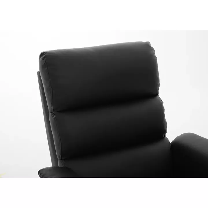 Πολυθρόνα Ανακλινόμενη ArteLibre RIGIL Με Λειτουργία Μασάζ Μαύρο PU 75x87x102cm