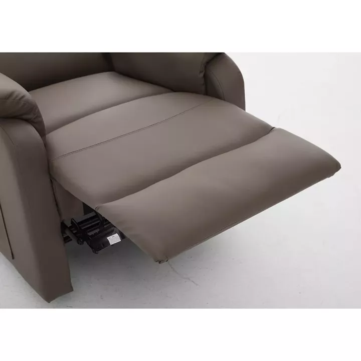 Πολυθρόνα Ανακλινόμενη ArteLibre RIGIL Με Λειτουργία Μασάζ Καφέ PU 75x87x102cm