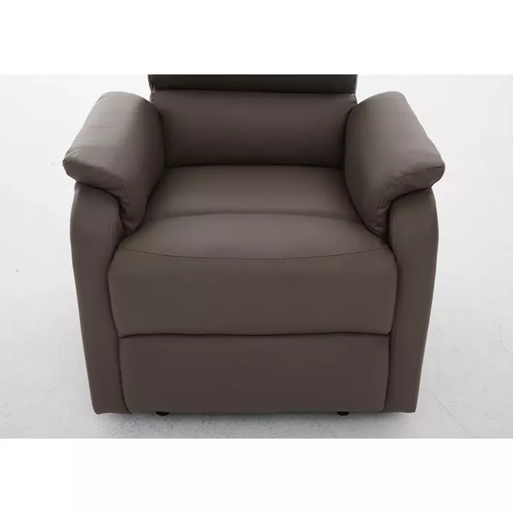 Πολυθρόνα Ανακλινόμενη ArteLibre RIGIL Με Λειτουργία Μασάζ Καφέ PU 75x87x102cm