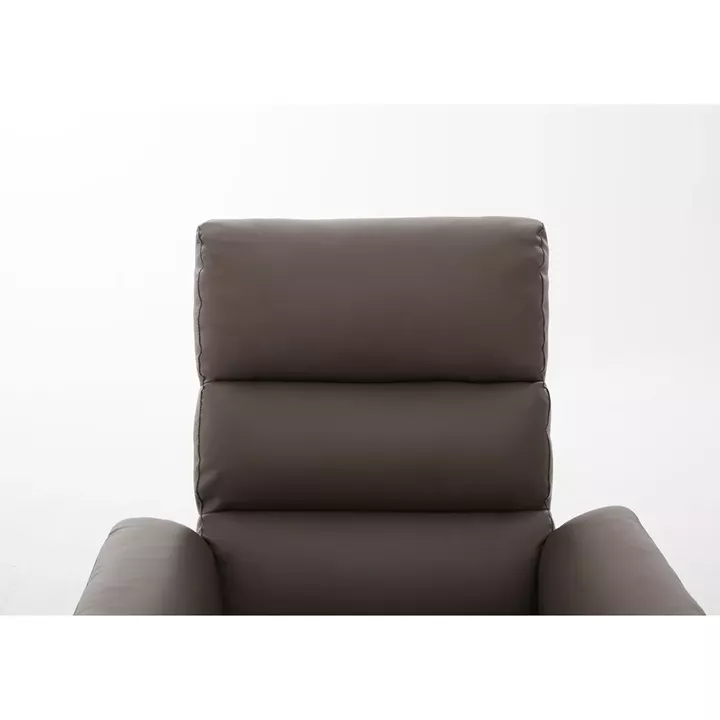Πολυθρόνα Ανακλινόμενη ArteLibre RIGIL Με Λειτουργία Μασάζ Καφέ PU 75x87x102cm