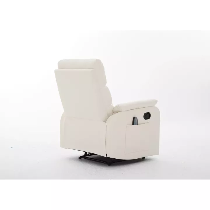 Πολυθρόνα Ανακλινόμενη ArteLibre RIGIL Με Λειτουργία Μασάζ Μπεζ PU 75x87x102cm