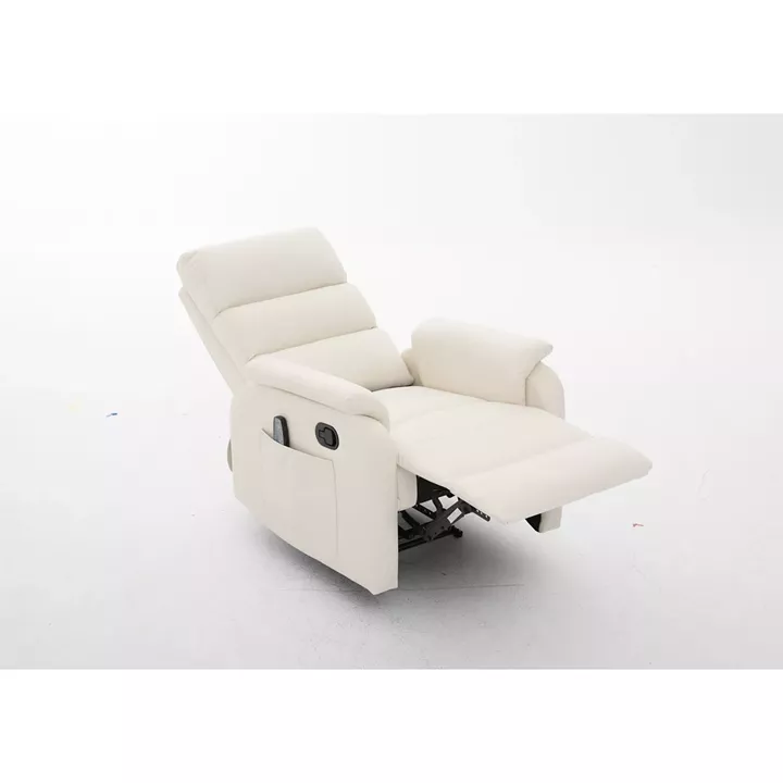 Πολυθρόνα Ανακλινόμενη ArteLibre RIGIL Με Λειτουργία Μασάζ Μπεζ PU 75x87x102cm