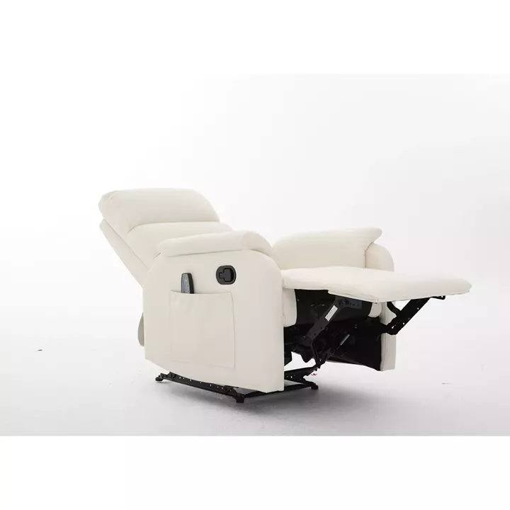 Πολυθρόνα Ανακλινόμενη ArteLibre RIGIL Με Λειτουργία Μασάζ Μπεζ PU 75x87x102cm