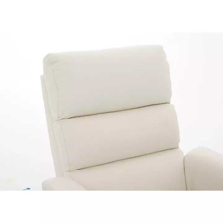 Πολυθρόνα Ανακλινόμενη ArteLibre RIGIL Με Λειτουργία Μασάζ Μπεζ PU 75x87x102cm