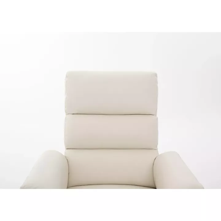 Πολυθρόνα Ανακλινόμενη ArteLibre RIGIL Με Λειτουργία Μασάζ Μπεζ PU 75x87x102cm