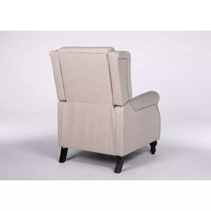 Πολυθρόνα Ανακλινόμενη ArteLibre ALNAIR Μπεζ Ύφασμα 78x85x104cm