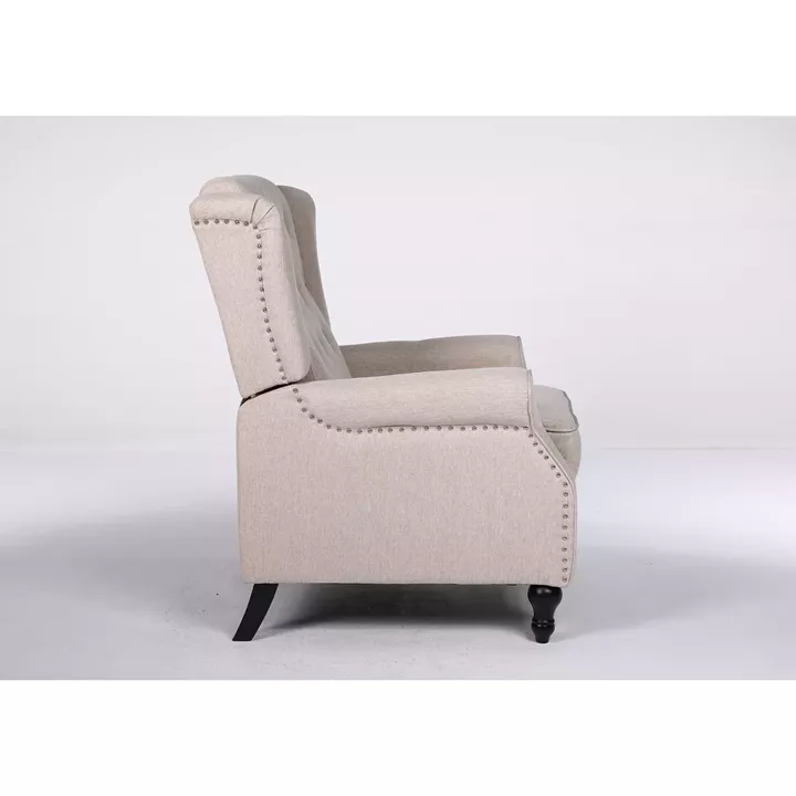 Πολυθρόνα Ανακλινόμενη ArteLibre ALNAIR Μπεζ Ύφασμα 78x85x104cm