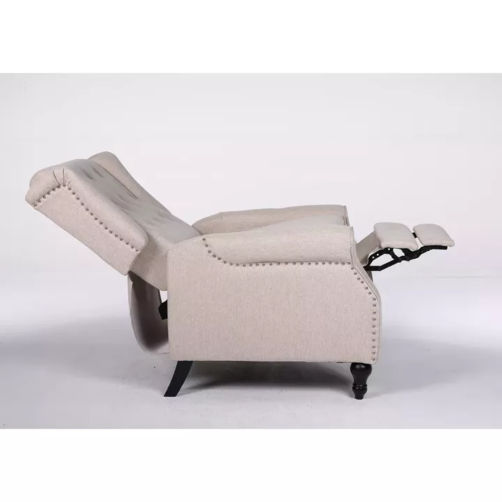 Πολυθρόνα Ανακλινόμενη ArteLibre ALNAIR Μπεζ Ύφασμα 78x85x104cm