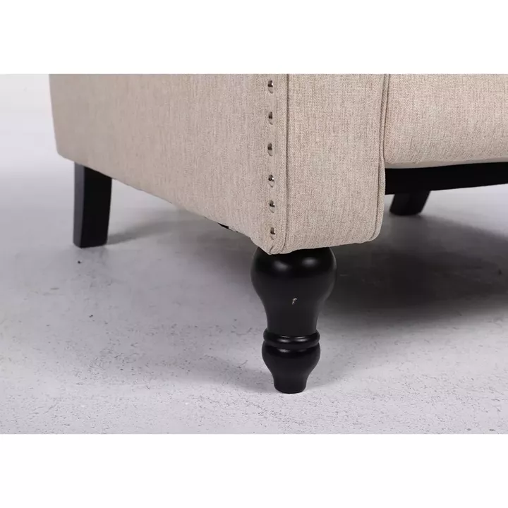 Πολυθρόνα Ανακλινόμενη ArteLibre ALNAIR Μπεζ Ύφασμα 78x85x104cm