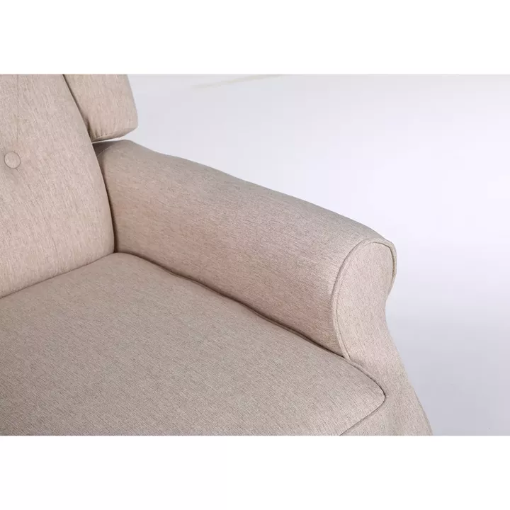 Πολυθρόνα Ανακλινόμενη ArteLibre ALNAIR Μπεζ Ύφασμα 78x85x104cm