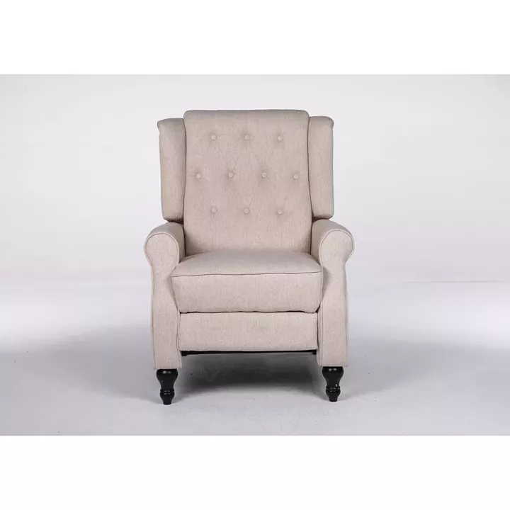 Πολυθρόνα Ανακλινόμενη ArteLibre ALNAIR Μπεζ Ύφασμα 78x85x104cm