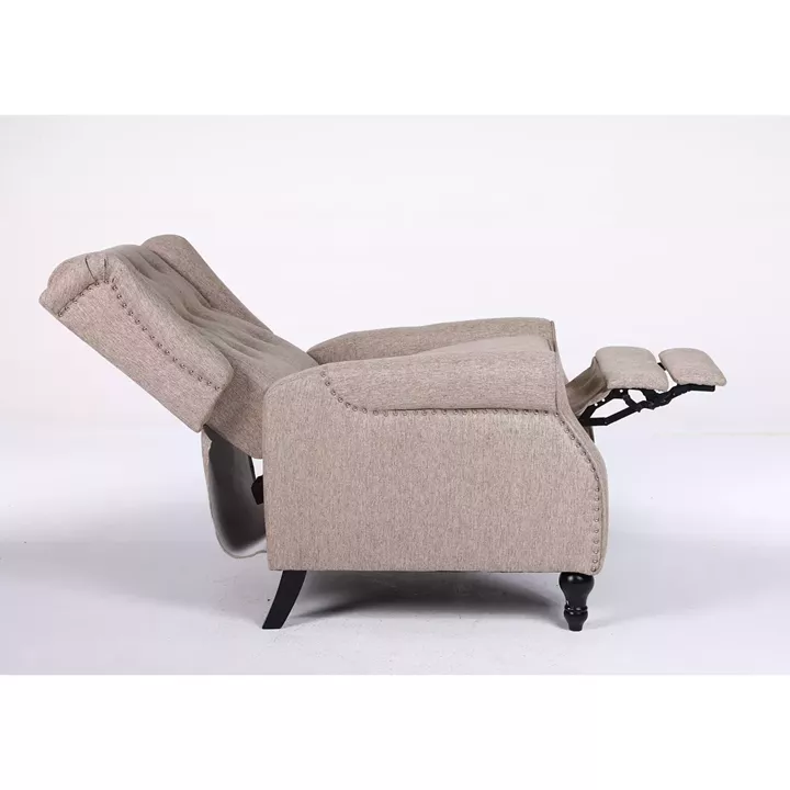 Πολυθρόνα Ανακλινόμενη ArteLibre ALNAIR Καφέ Ύφασμα 78x85x104cm