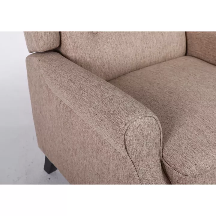 Πολυθρόνα Ανακλινόμενη ArteLibre ALNAIR Καφέ Ύφασμα 78x85x104cm