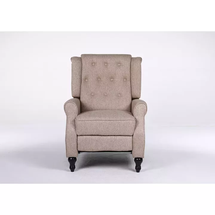 Πολυθρόνα Ανακλινόμενη ArteLibre ALNAIR Καφέ Ύφασμα 78x85x104cm