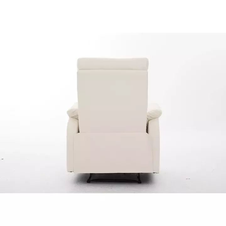 Πολυθρόνα Ανακλινόμενη ArteLibre TALITHA Μπεζ PU 79x97x101cm