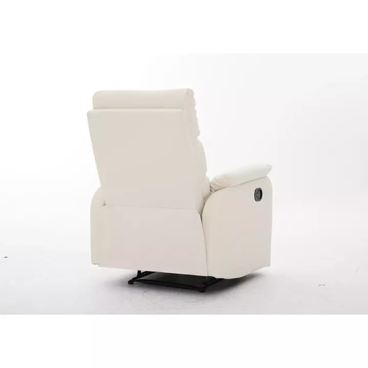 Πολυθρόνα Ανακλινόμενη ArteLibre TALITHA Μπεζ PU 79x97x101cm