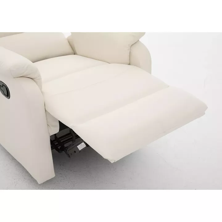 Πολυθρόνα Ανακλινόμενη ArteLibre TALITHA Μπεζ PU 79x97x101cm