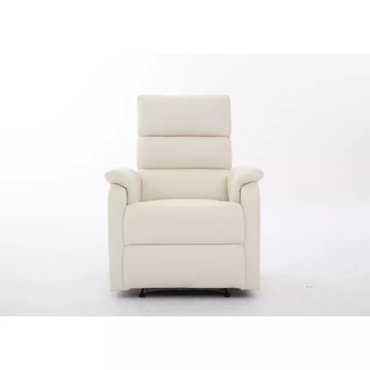 Πολυθρόνα Ανακλινόμενη ArteLibre TALITHA Μπεζ PU 79x97x101cm