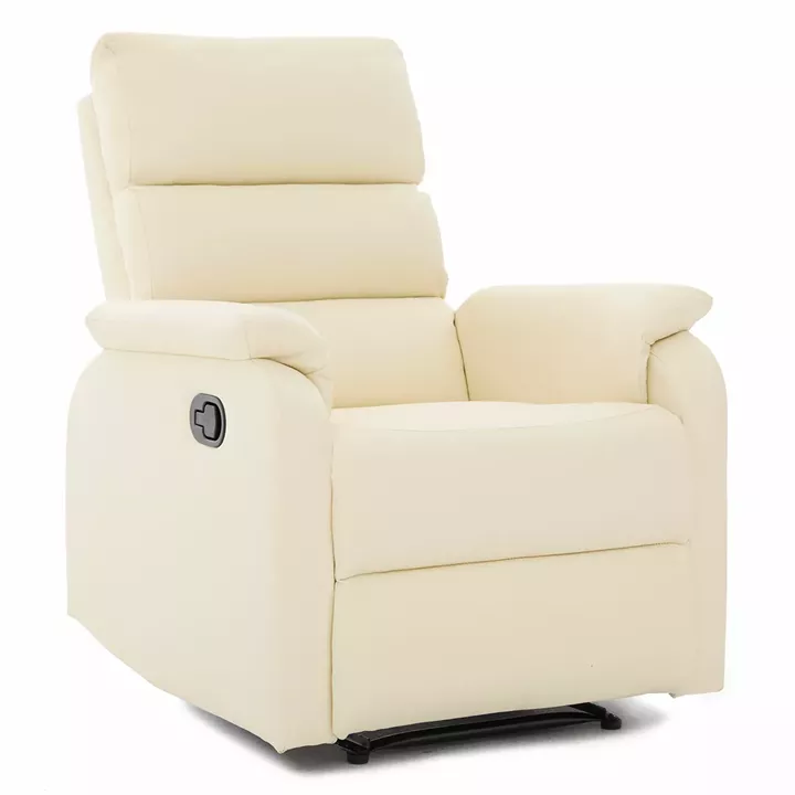 Πολυθρόνα Ανακλινόμενη ArteLibre TALITHA Μπεζ PU 79x97x101cm