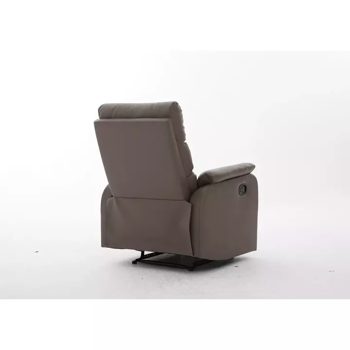 Πολυθρόνα Ανακλινόμενη ArteLibre TALITHA Καφέ PU 79x97x101cm