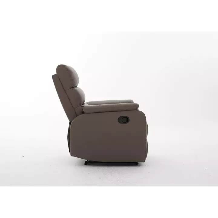 Πολυθρόνα Ανακλινόμενη ArteLibre TALITHA Καφέ PU 79x97x101cm