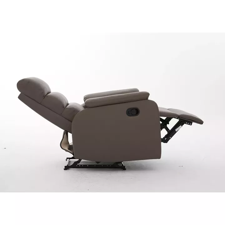 Πολυθρόνα Ανακλινόμενη ArteLibre TALITHA Καφέ PU 79x97x101cm