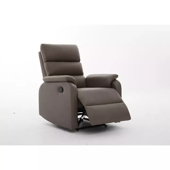 Πολυθρόνα Ανακλινόμενη ArteLibre TALITHA Καφέ PU 79x97x101cm